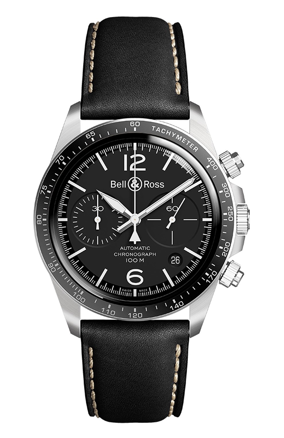 Часы "black steel" BELL AND ROSS, арт. BRV294-BL-ST/SCA, фото 1