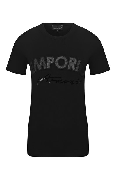 Женская хлопковая футболка EMPORIO ARMANI, арт. 6G2T6D/2JQAZ