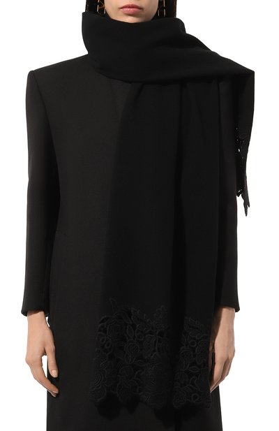 Шарф из шерсти и кашемира VALENTINO, арт. 5W0ER027/PYZ, фото 4