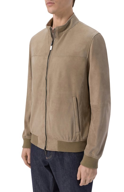 Двусторонний замшевый бомбер Gimo's 6S20.1.040.50R/112 Хаки  6S20.1.040.50R/112 Фото 3