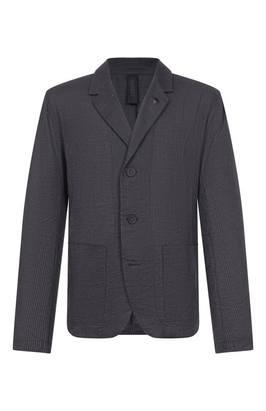 Пиджак из хлопка и льна Transit CFUTRCW322 Серый CFUTRCW322