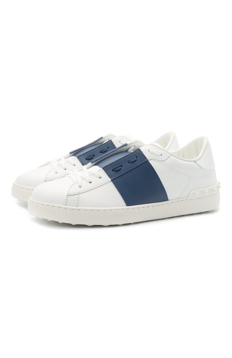 Кожаные кеды open VALENTINO, арт. VY0S0830/BLU, фото 1