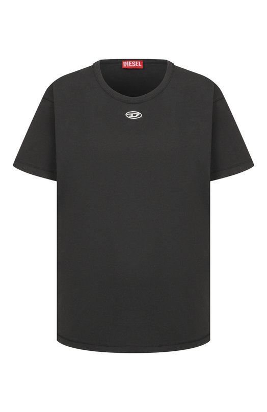 Хлопковая футболка Diesel A20399/0JMBB Чёрный A20399/0JMBB