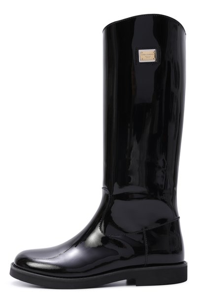 Кожаные сапоги DOLCE & GABBANA, арт. D11431/A1067_001, фото 2