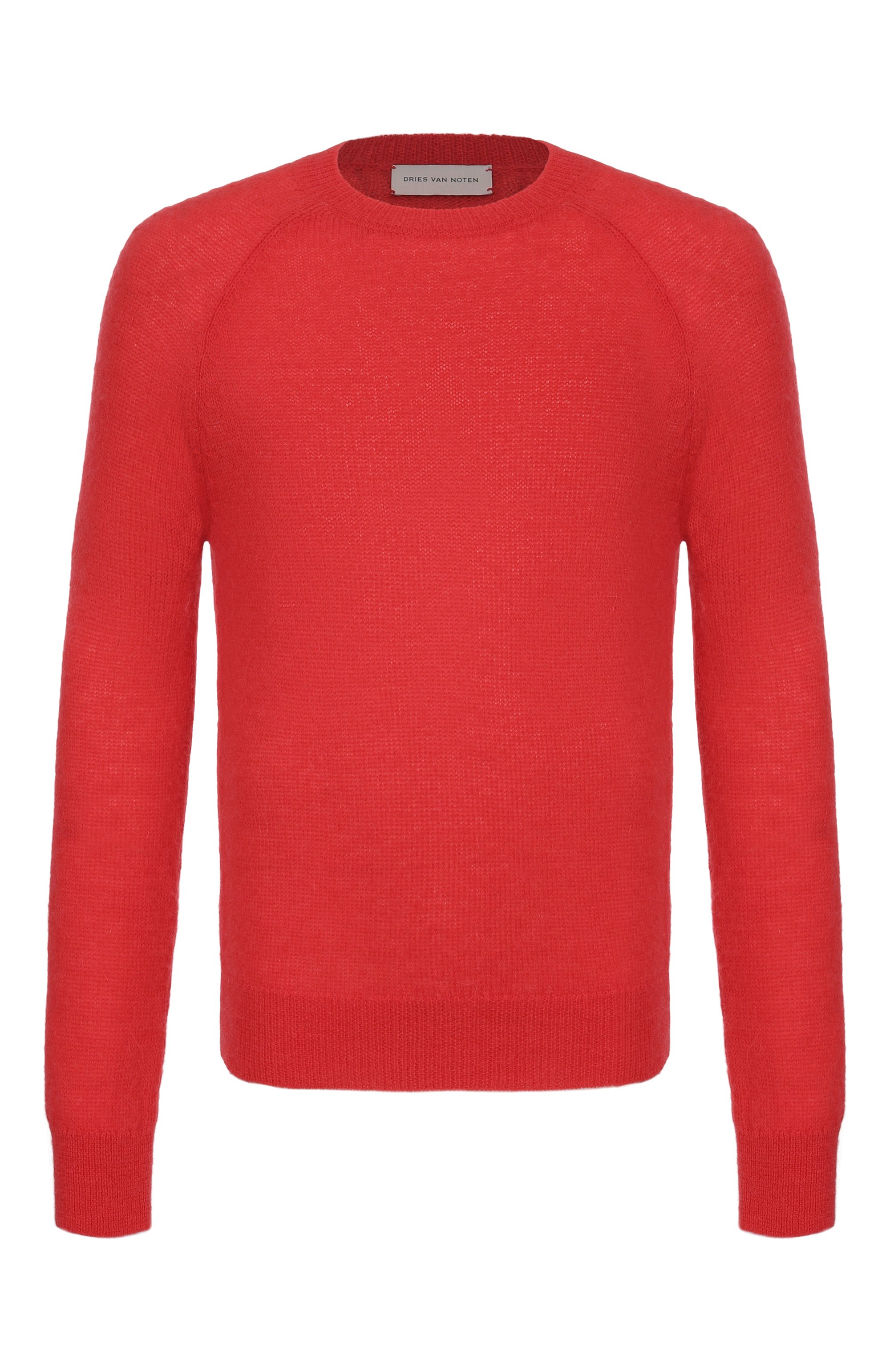 Свитер DRIES VAN NOTEN красного цвета по цене 64850 руб., арт. 021231/3723, фото 1 Свитер DRIES VAN NOTEN, арт. 021231/3723, фото 1
