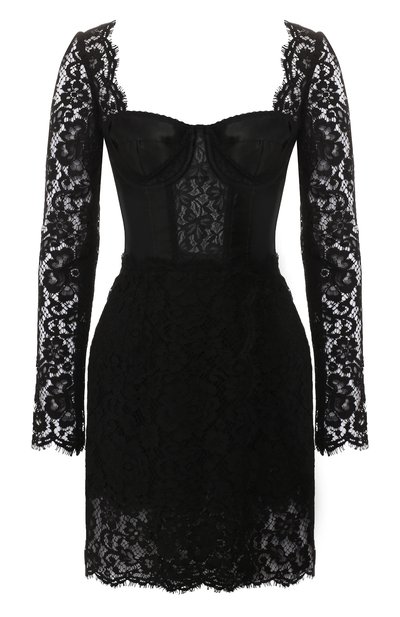 Женское кружевное платье DOLCE & GABBANA, арт. F6D4GT/HLMCK
