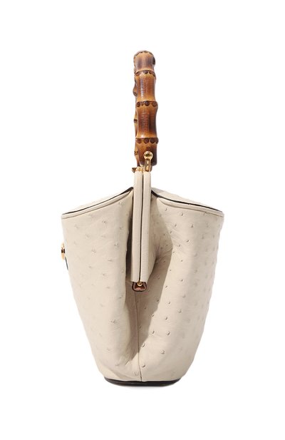 Сумка gucci bamboo из кожи страуса GUCCI, арт. 616437 EY00U, фото 4