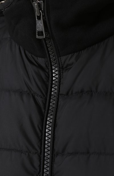 Хлопковая толстовка на молнии с пуховой вставкой MONCLER, арт. C2-091-84021-00-80967, фото 5