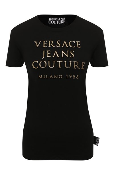 Женская хлопковая футболка VERSACE JEANS COUTURE, арт. B2HUA7AG-UDP608 9B/30223