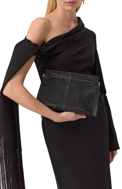 Клатч CO черного цвета по цене 110500 руб., арт. 0452LIZ-BLA, фото 2 Клатч CO, арт. 0452LIZ-BLA, фото 2