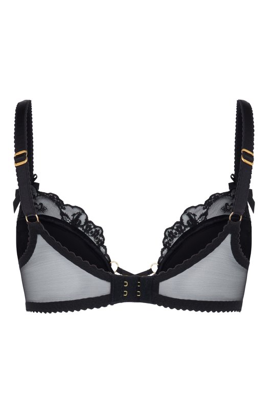 Шелковый бюстгальтер с плотной чашкой Daphnie Agent Provocateur AP12386001001 Чёрный  AP12386001001 Фото 2