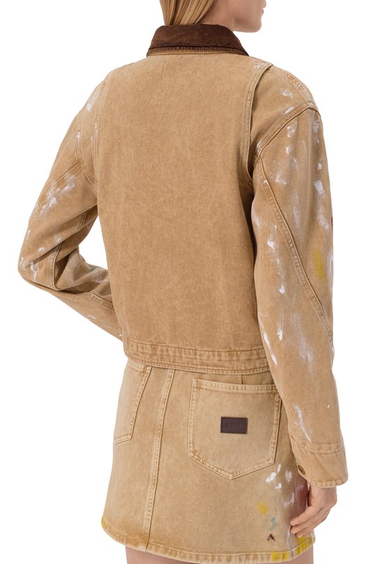 Джинсовая куртка Moschino A0514/0540 Бежевый  A0514/0540 Фото 4