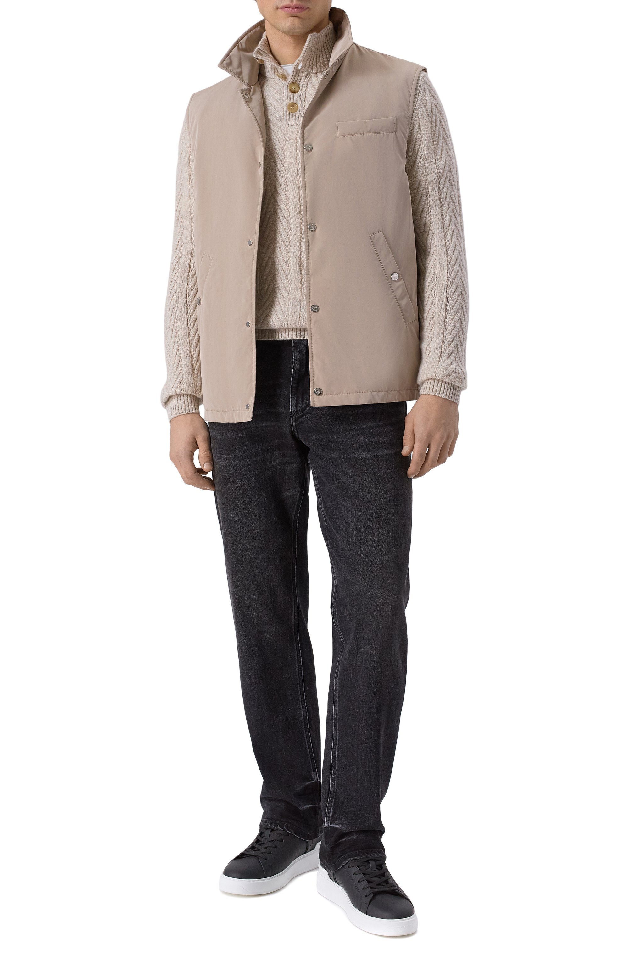 Свитер из шерсти и кашемира ANDREA CAMPAGNA, арт. WU26N0460-07/FN026M, фото 2