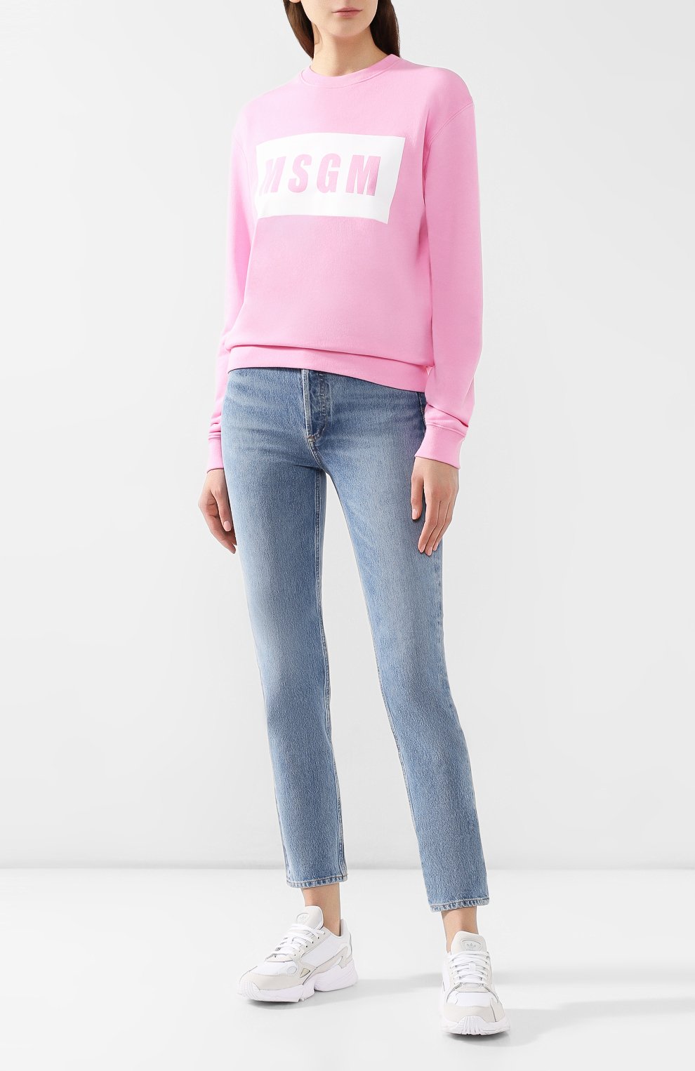 Комбинированные кроссовки falcon triple на шнуровке ADIDAS ORIGINALS, арт. B28128, фото 2