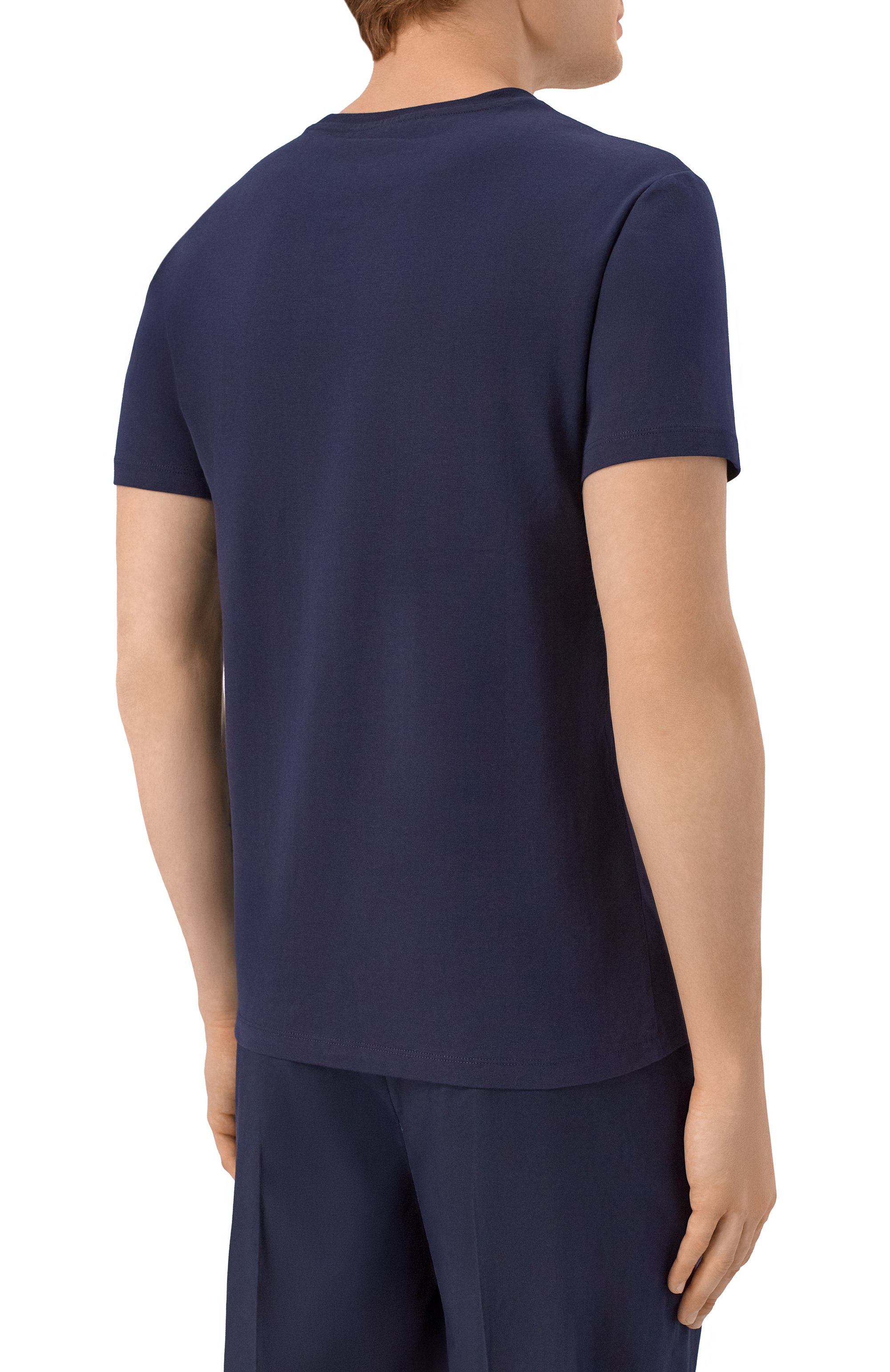 Хлопковая футболка TRUSSARDI, арт. G0228000123N, фото 4