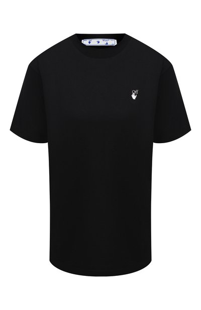 Женская хлопковая  футболка OFF-WHITE, арт. 0WAA049E20JER0091055