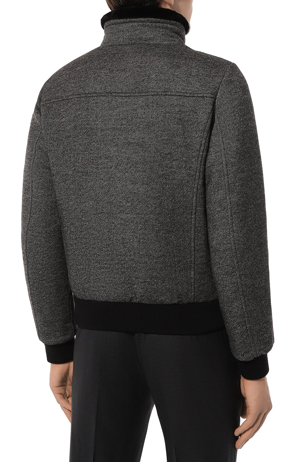 Пуховый бомбер bellati-lp с воротником из ягненка MOORER, арт. ITALLE-LP, фото 4