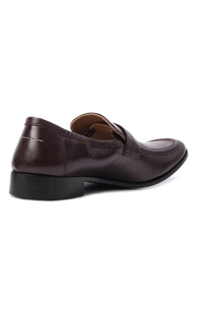 Кожаные лоферы swing-toe MM6, арт. S66WR0034/P7560, фото 5