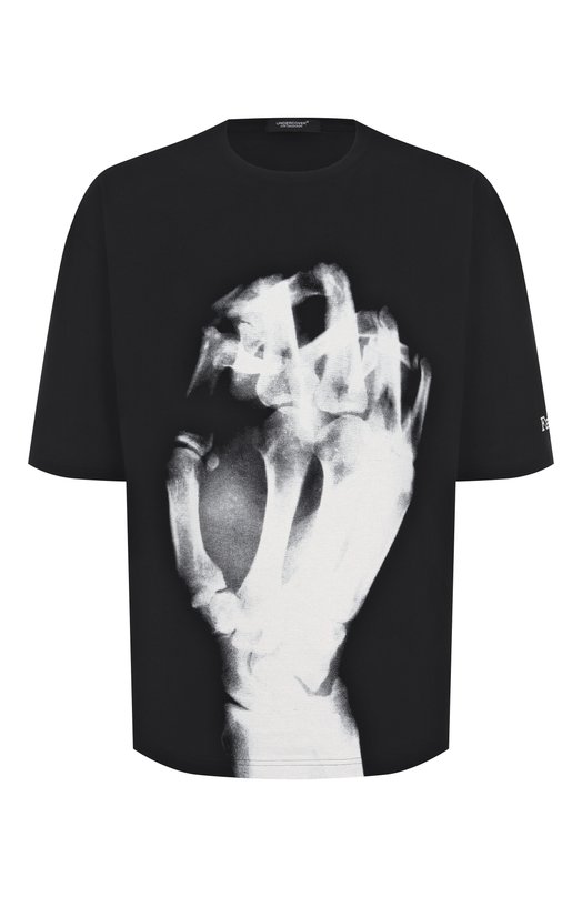 Хлопковая футболка Undercover UC2E4813-8 Чёрный UC2E4813-8