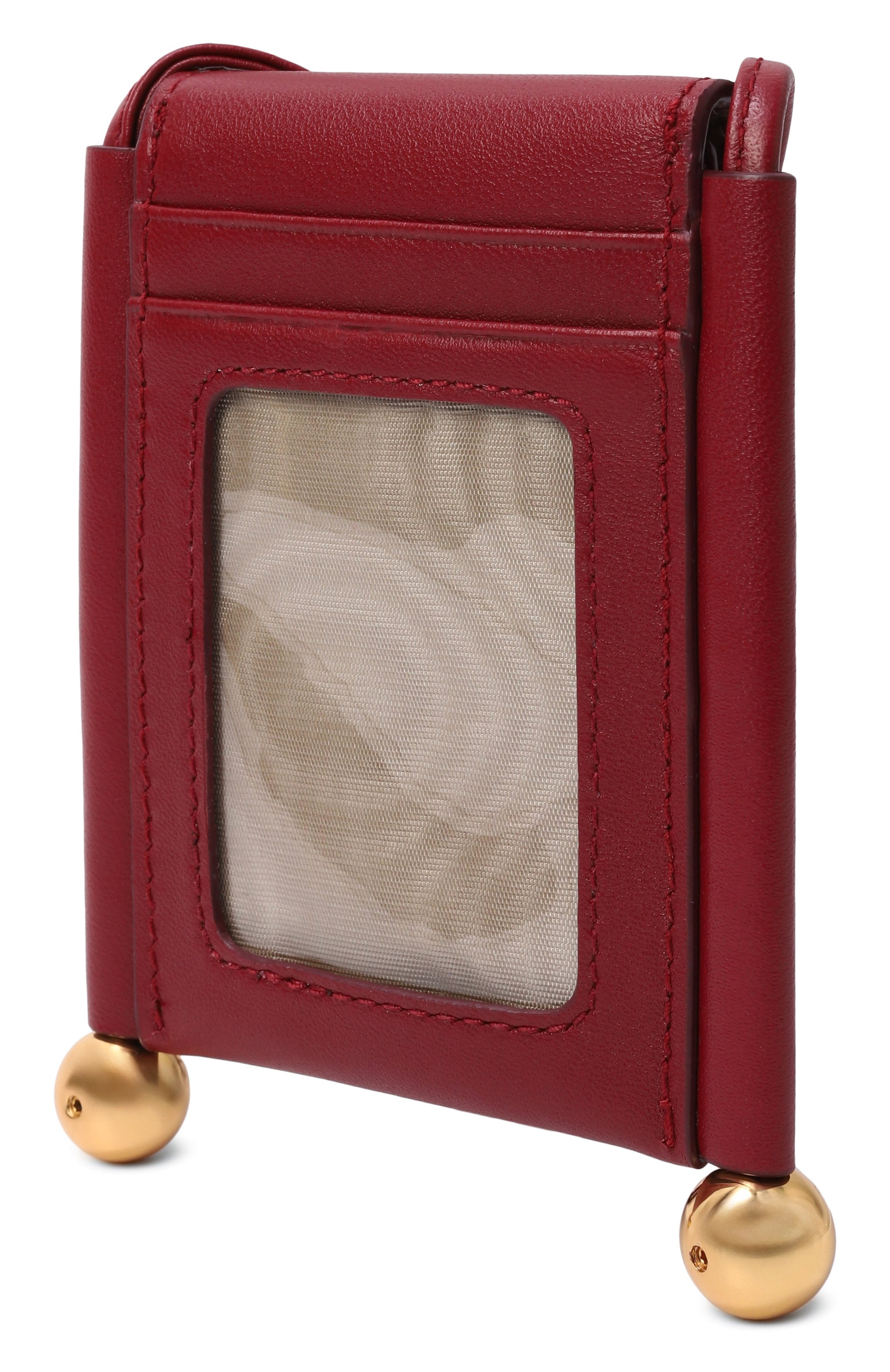 Кожаный футляр для кредитных карт FURLA бордового цвета по цене 15000 руб., арт. WP00574/BX2269, фото 2 Кожаный футляр для кредитных карт FURLA, арт. WP00574/BX2269, фото 2