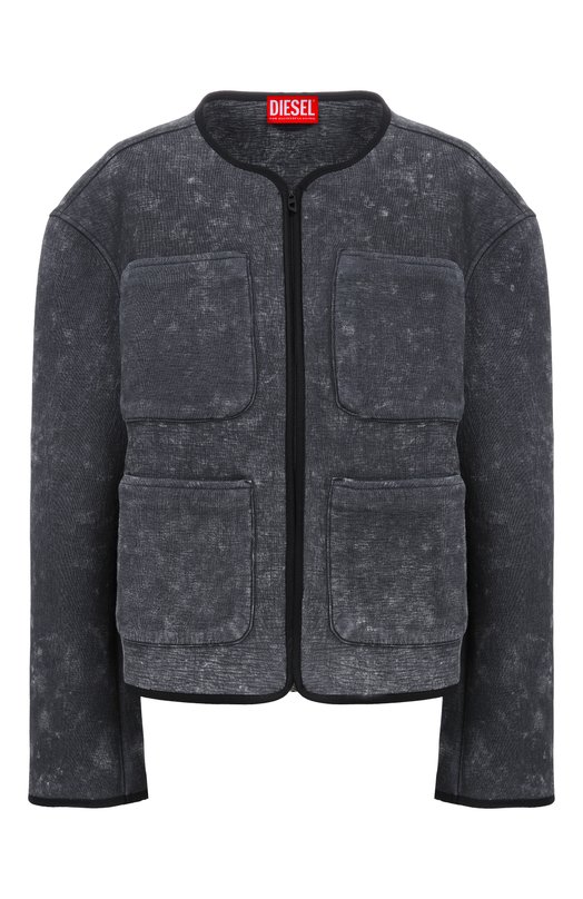 Хлопковый жакет Diesel A20914/0DCCK Серый A20914/0DCCK