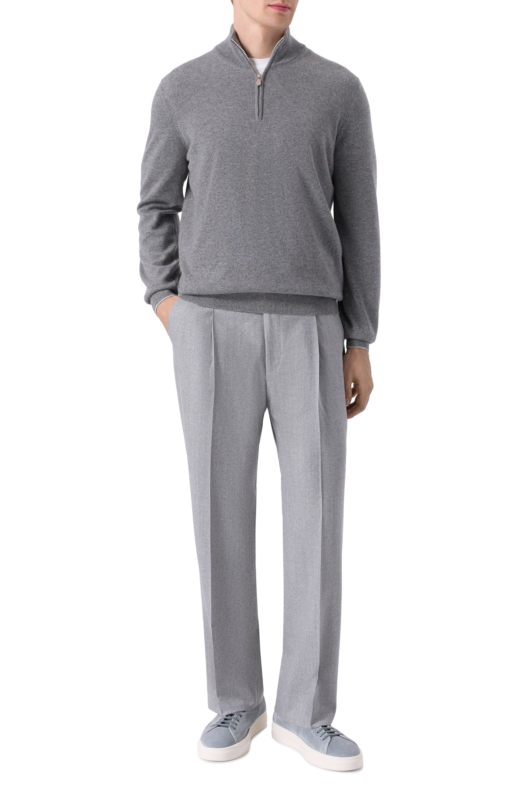 Замшевые кеды voilee SANTONI, арт. MBGG22086PNNTEGC, фото 2