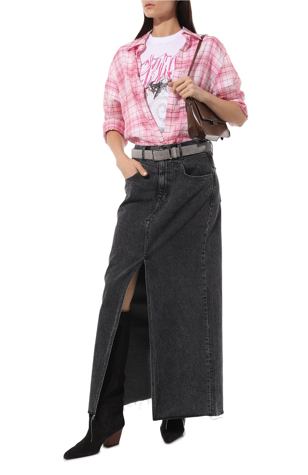 Хлопковая футболка GANNI, арт. T3832, фото 2