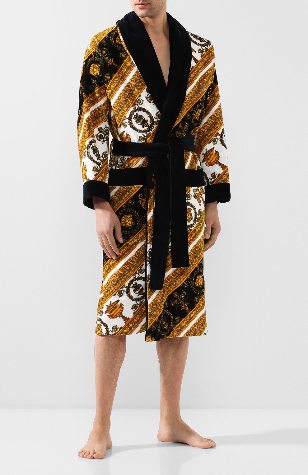 Хлопковый халат VERSACE, арт. ZACP00008/ZC0SP075, фото 2