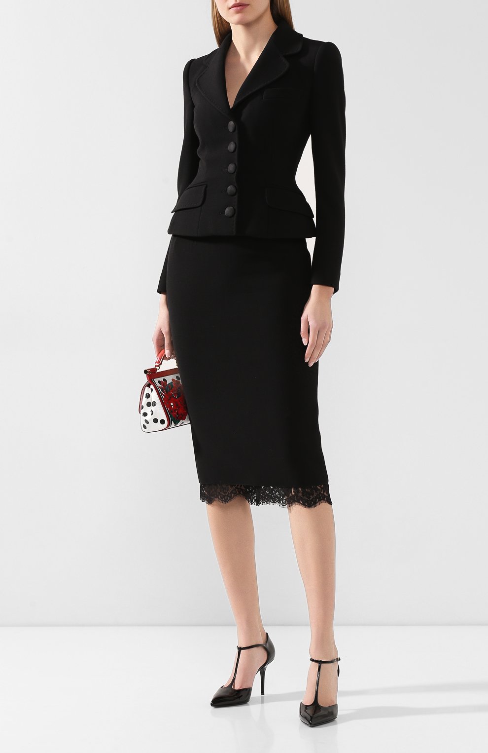 Жакет DOLCE & GABBANA черного цвета по цене 275000 руб., арт. F28RLT/FURF0, фото 2 Жакет DOLCE & GABBANA, арт. F28RLT/FURF0, фото 2