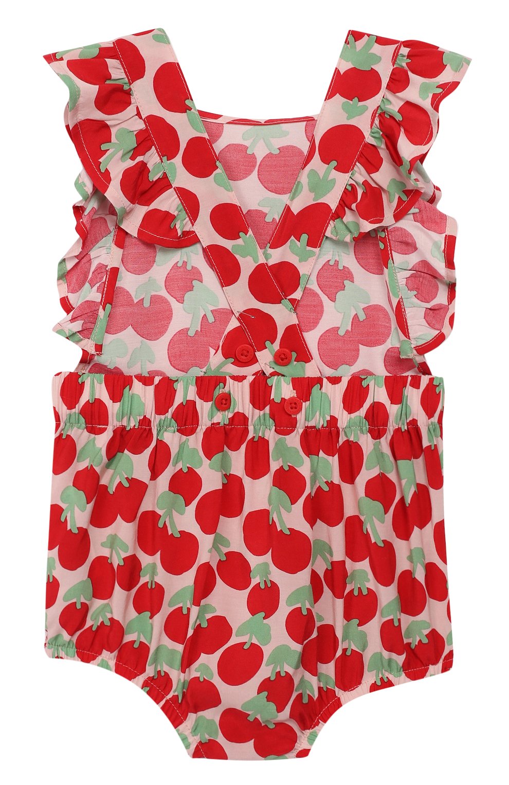 Комбинезон из вискозы STELLA MCCARTNEY красного цвета по цене 5535 руб., арт. 541111/SMK36, фото 2 Комбинезон из вискозы STELLA MCCARTNEY, арт. 541111/SMK36, фото 2