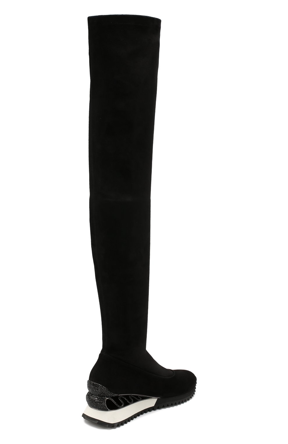 Замшевые ботфорты LE SILLA, арт. 6889M040M1PPVST, фото 4