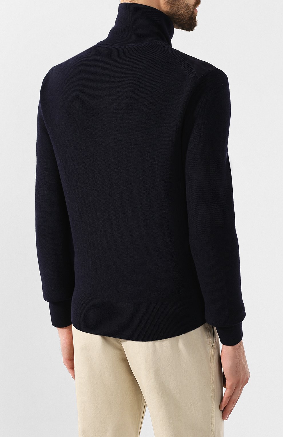 Шерстяной кардиган TOM FORD темно-синего цвета по цене 308500 руб., арт. BTM61/TFK157, фото 4 Шерстяной кардиган TOM FORD, арт. BTM61/TFK157, фото 4