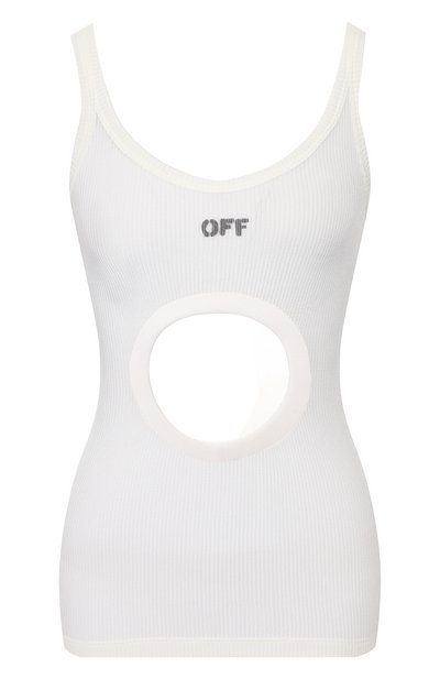 Майка из вискозы OFF-WHITE, арт. 0WAD106S20FAB0010110, фото 1