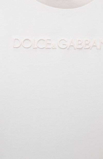 Хлопковая футболка DOLCE & GABBANA, арт. L5JTNJ/G7NXR, фото 3