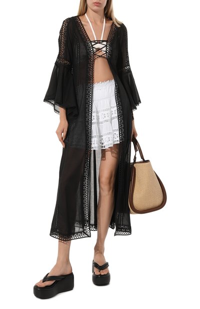 Хлопковая юбка CHARO RUIZ IBIZA белого цвета по цене 38000 руб., арт. 231401, фото 2 Хлопковая юбка CHARO RUIZ IBIZA, арт. 231401, фото 2