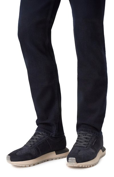 Замшевые кроссовки EMPORIO ARMANI, арт. EM003740/AF19728, фото 3