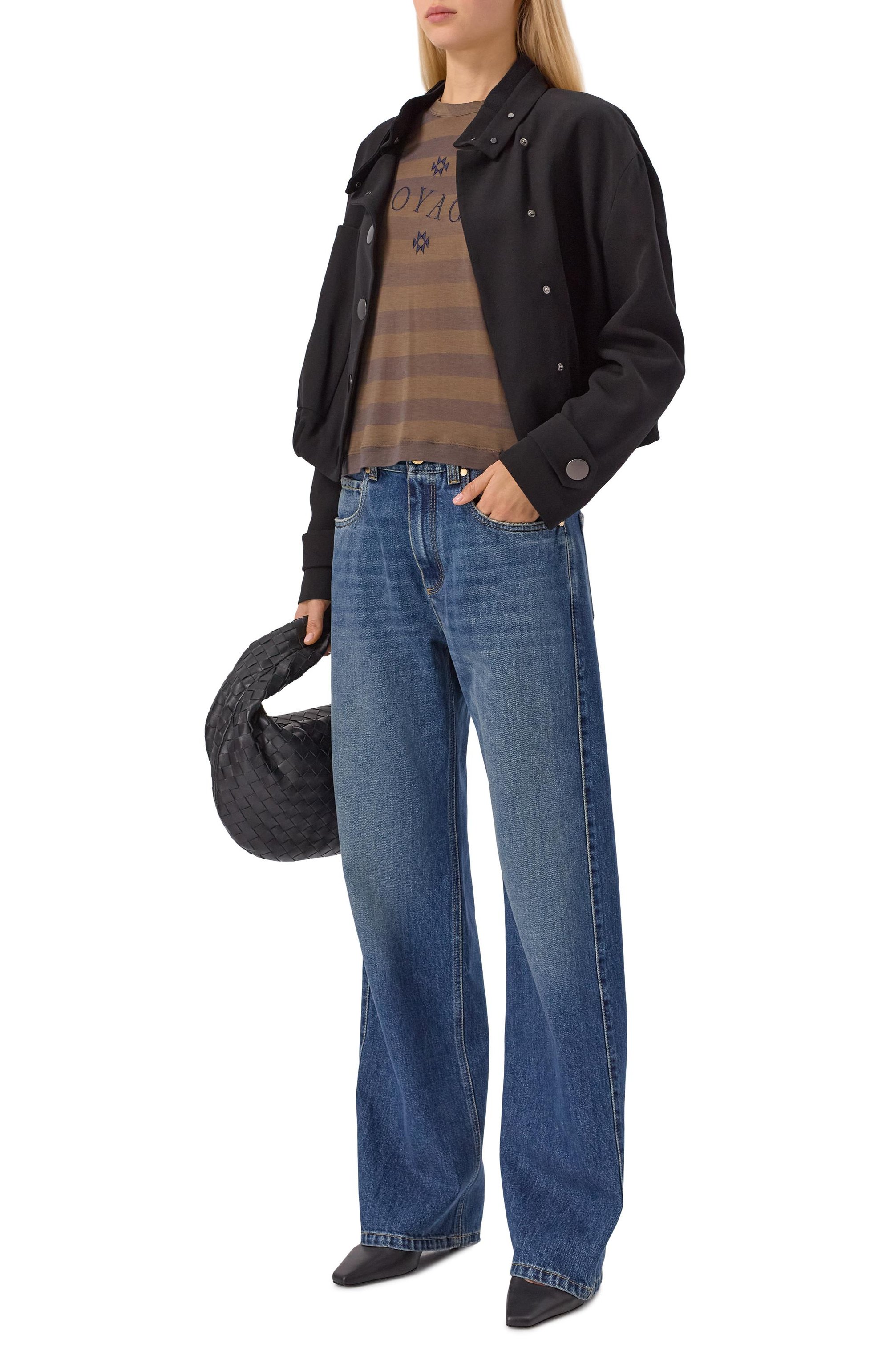 Футболка из лиоцелла и шелка GIORGIO ARMANI, арт. GW002080/AF15963, фото 2