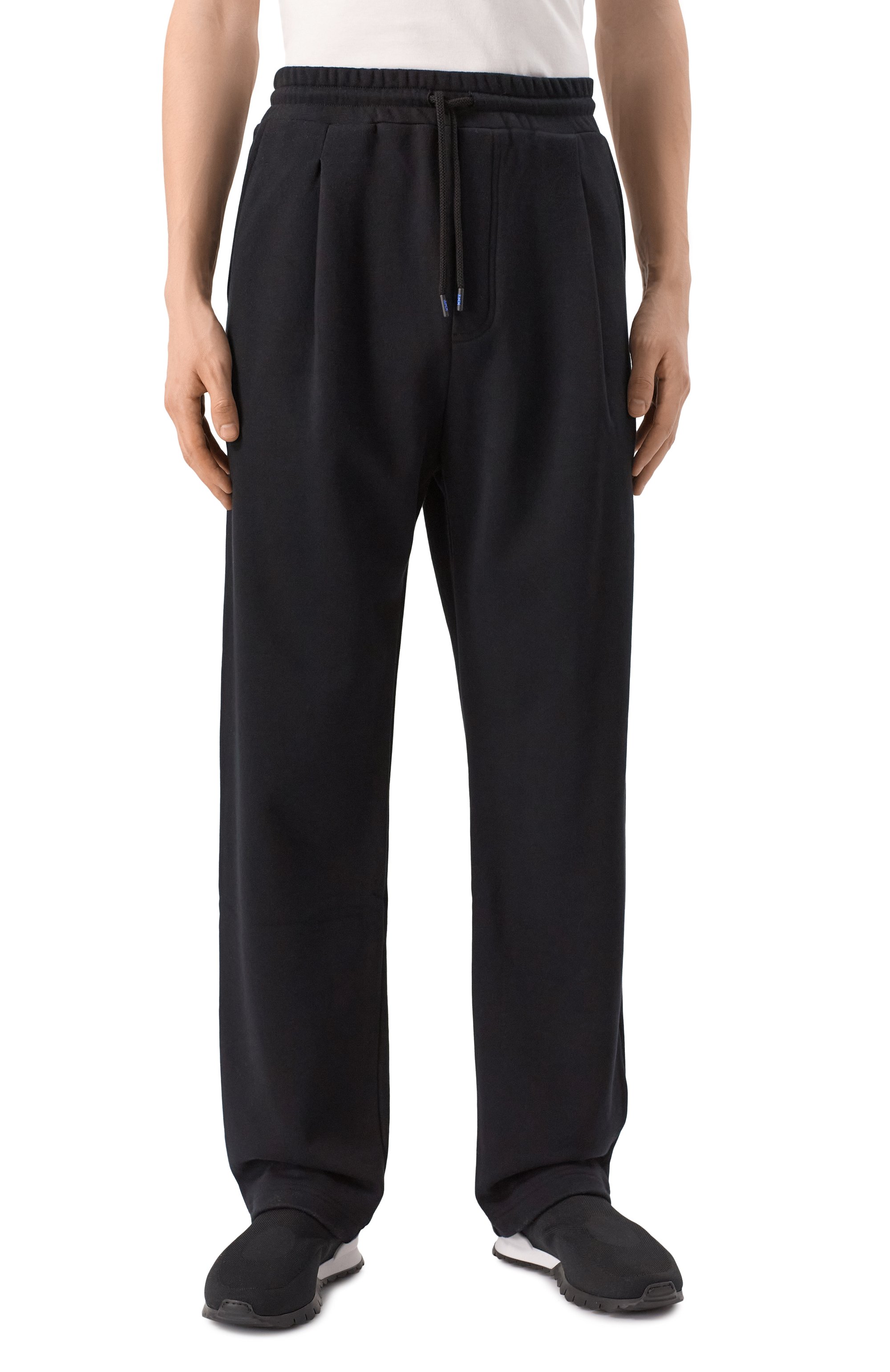 Брюки из хлопка и шелка KITON, арт. UMM063202, фото 3