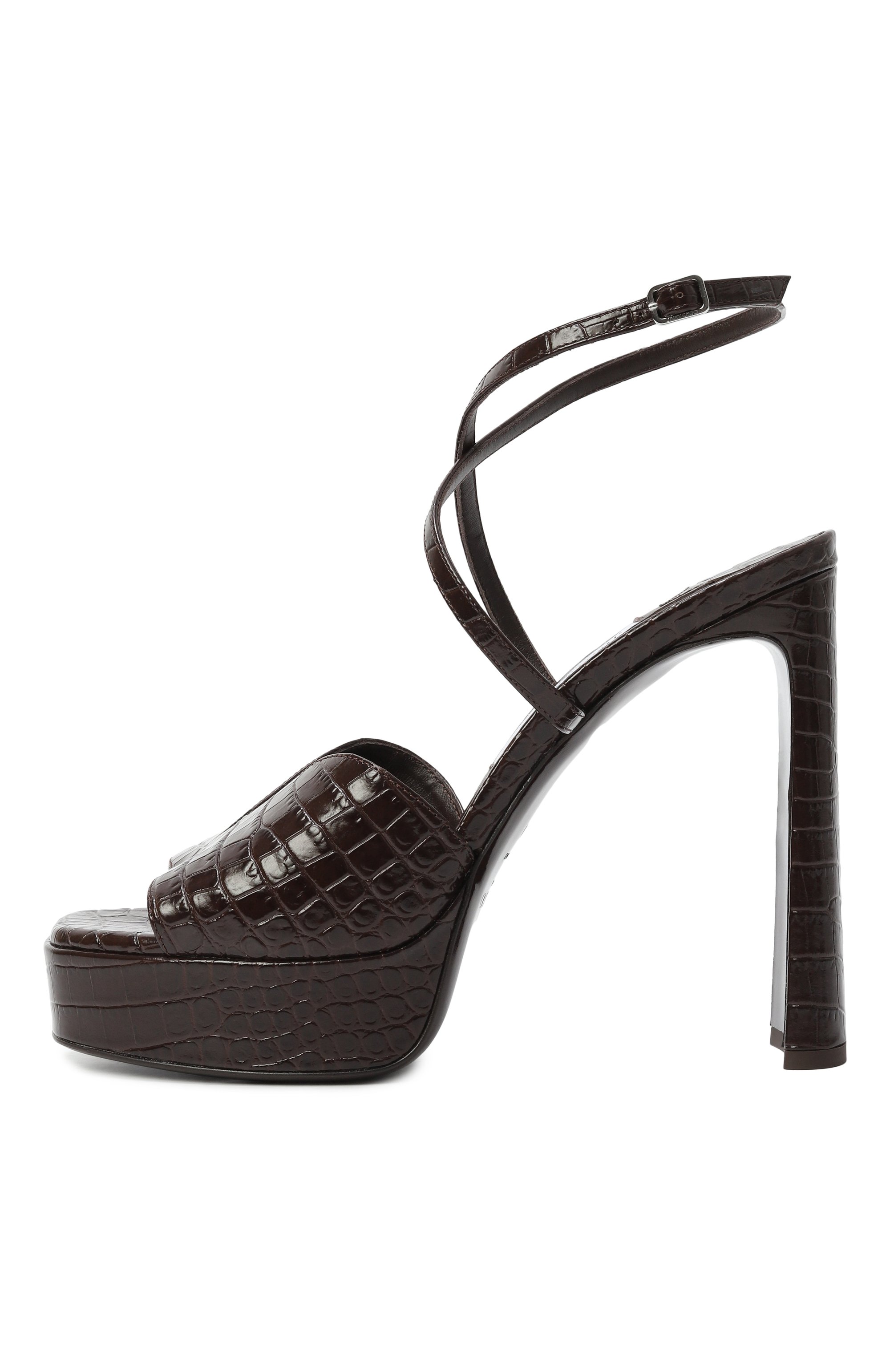 Кожаные босоножки karli 125 JIMMY CHOO, арт. KARLIPF125CCL, фото 4