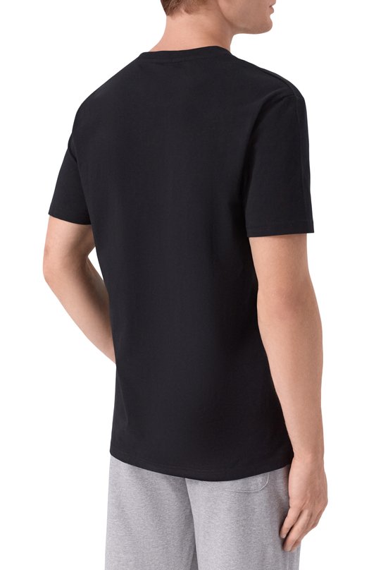 Хлопковая футболка Moschino A0703/4411 Чёрный  A0703/4411 Фото 4