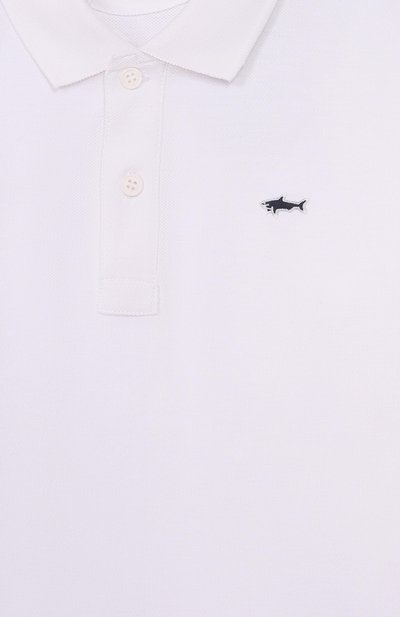 Хлопковое поло PAUL & SHARK JUNIOR, арт. WUM00C/LEA07/6A-8A, фото 3