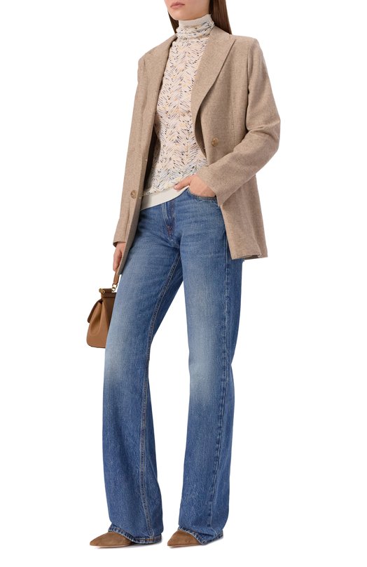 Замшевые туфли Gianvito 85 Gianvito Rossi G24580.85RIC.CAMCAML Бежевый  G24580.85RIC.CAMCAML Фото 3