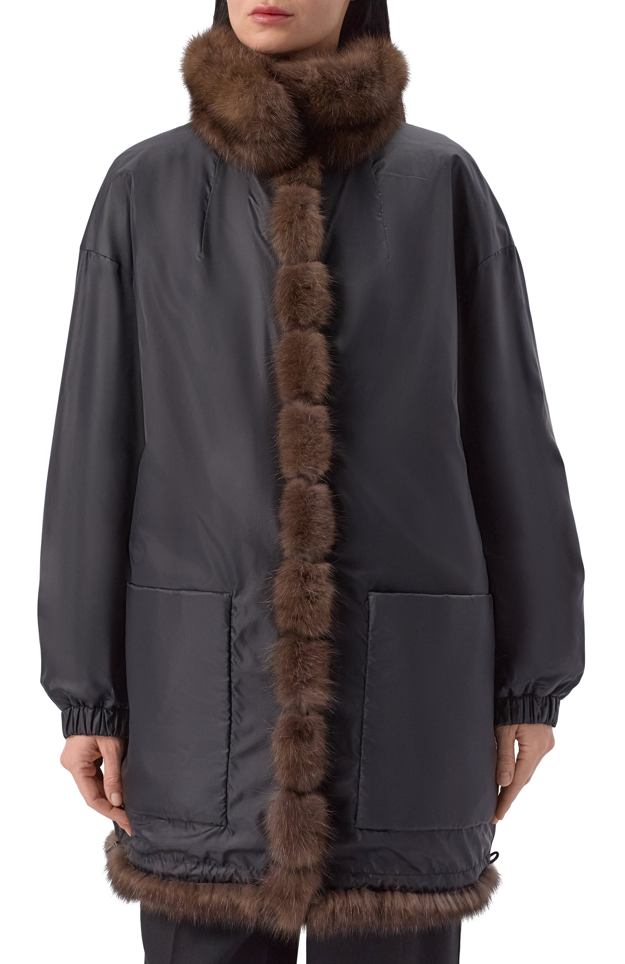 Двусторонняя шуба из соболя VICTORIA KUSENKOVA, арт. 723304004579, фото 6