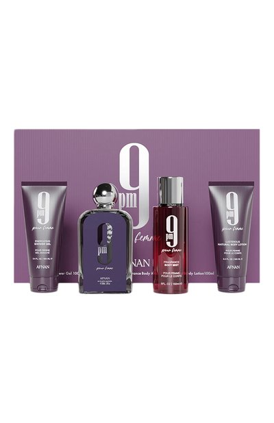 Женский набор 9 pm pour femme purple (3x100+150ml) AFNAN, а�рт. 6290171074250