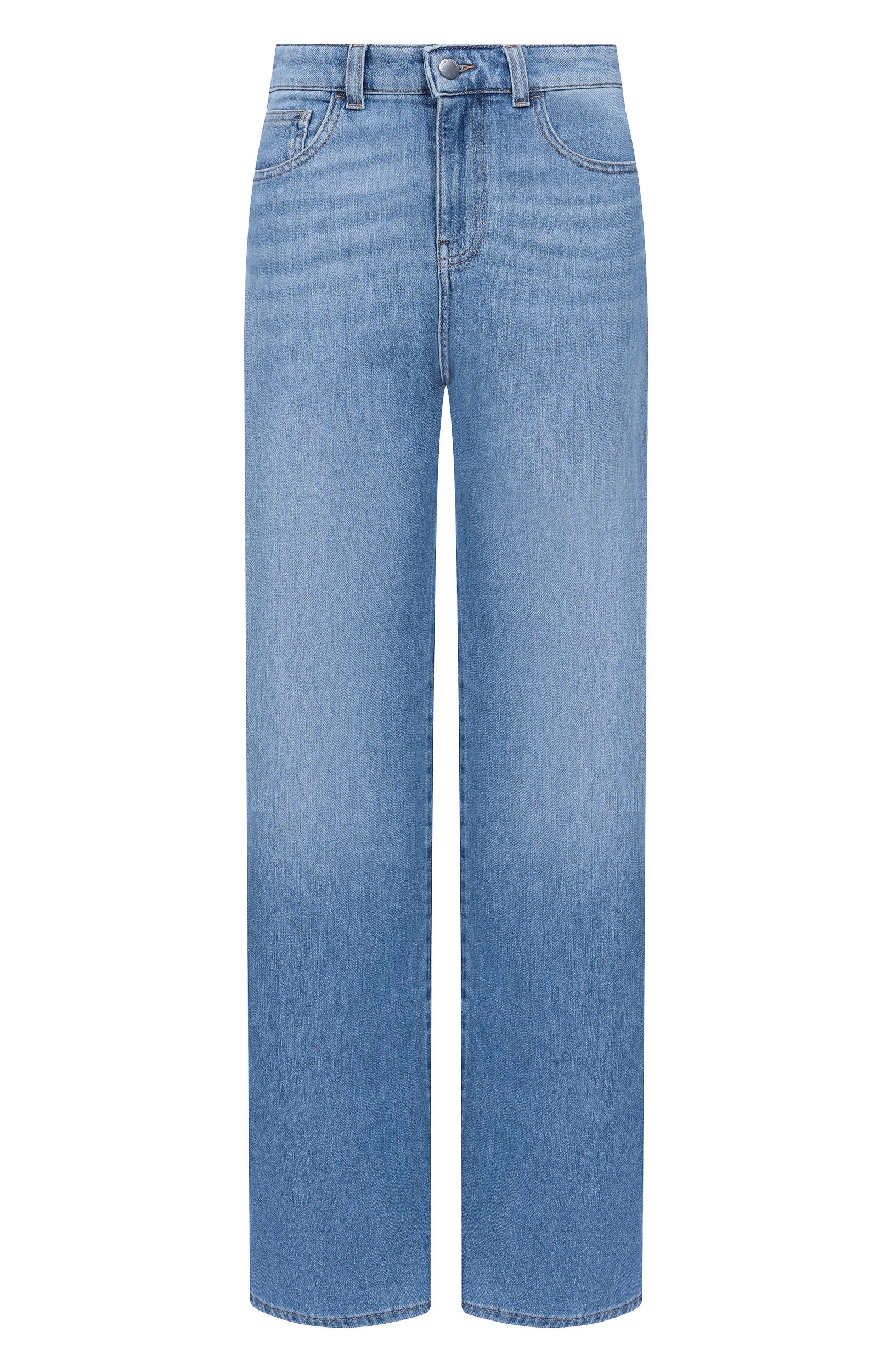 Джинсы EMPORIO ARMANI голубого цвета по цене 49600 руб., арт. EW000737/AF27890, фото 1 Джинсы EMPORIO ARMANI, арт. EW000737/AF27890, фото 1