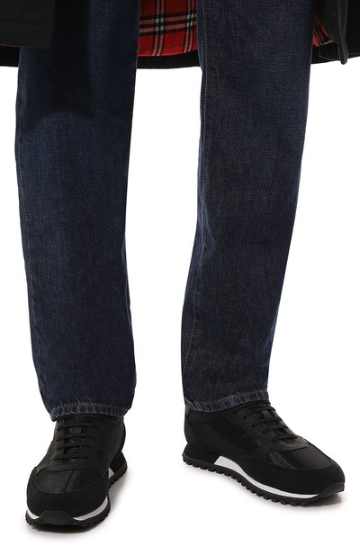 Комбинированные кроссовки BOSS, арт. 50470152, фото 3