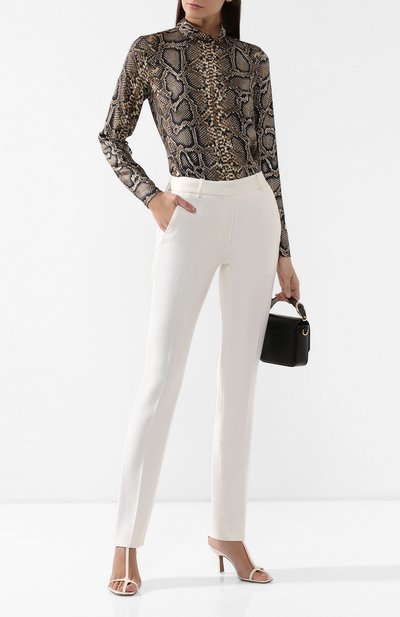Брюки из смеси шерсти и вискозы VICTORIA BECKHAM, арт. TR SLM 21015A, фото 2