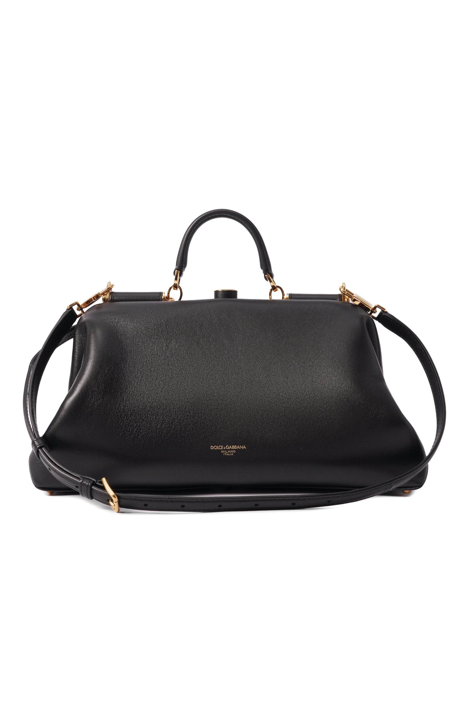 Сумка grandma large DOLCE & GABBANA черного цвета по цене 412500 руб., арт. BB7992/BF984, фото 1 Сумка grandma large DOLCE & GABBANA, арт. BB7992/BF984, фото 1