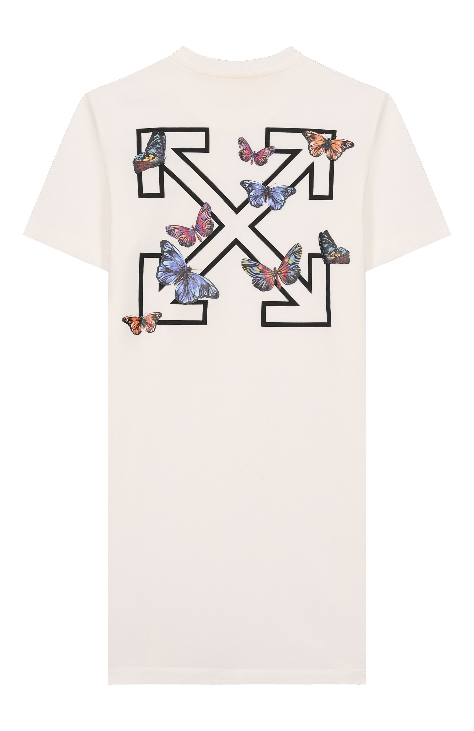 Хлопковое платье OFF-WHITE, арт. 0GDB030S25JER003/4-12, фото 2