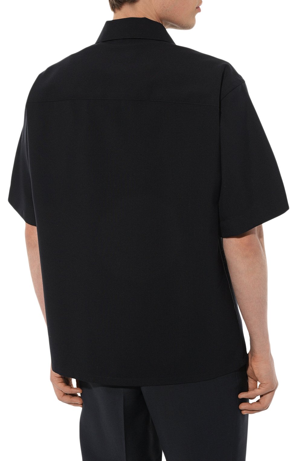 Шерстяная рубашка MARNI темно-синего цвета по цене 58300 руб., арт. CUMU0213A0 TW839, фото 4 Шерстяная рубашка MARNI, арт. CUMU0213A0 TW839, фото 4